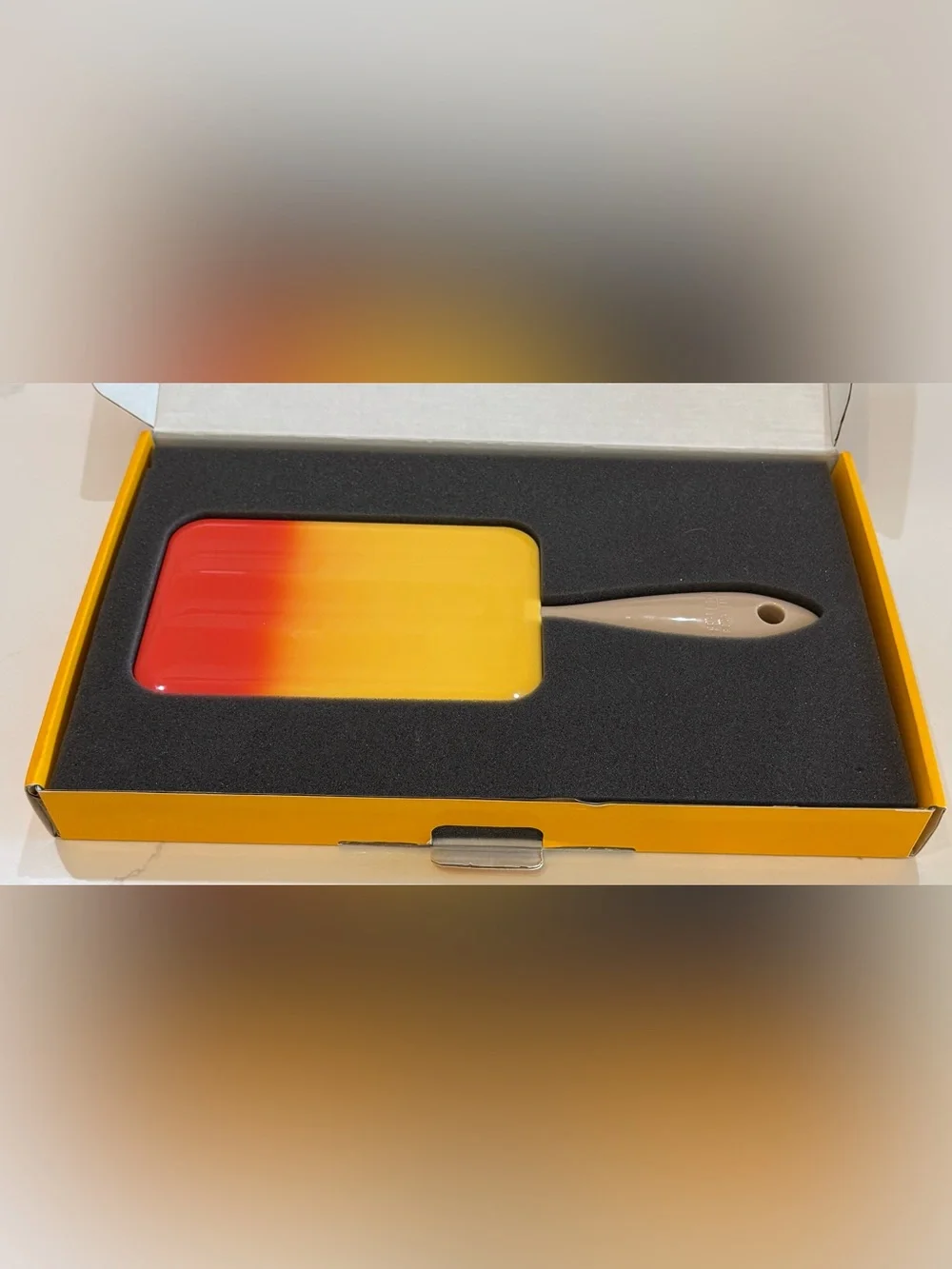 JEFFREE STAR COSMETICS - YELLOW / ORANGE TROPICAL POPSICLE - HAND MIRROR NEW NIB